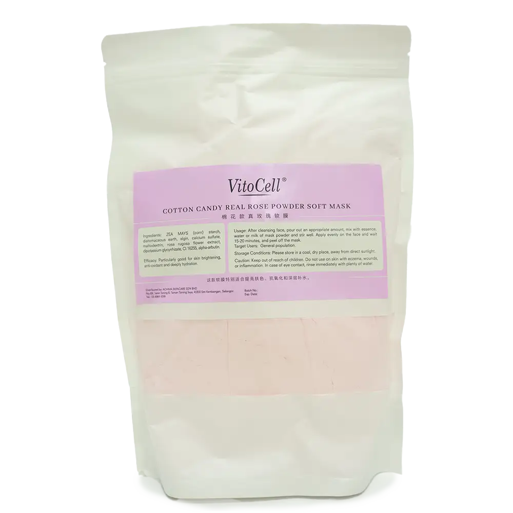 VitoCell Cotton Candy Real Rose Powder Soft Mask